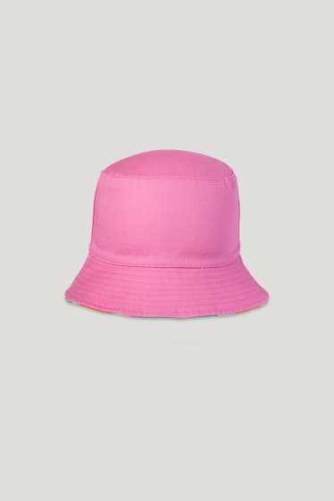 Mujer - Sombrero reversible - fucsia