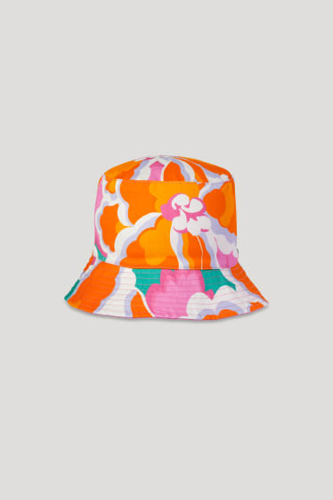 Mujer - Sombrero reversible - fucsia