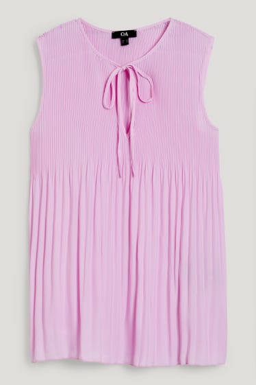 Women - Chiffon blouse - light violet