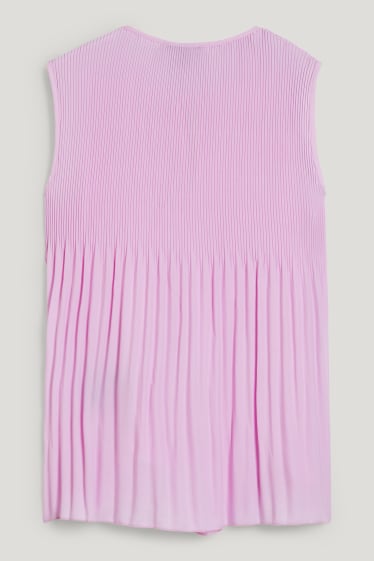 Women - Chiffon blouse - light violet