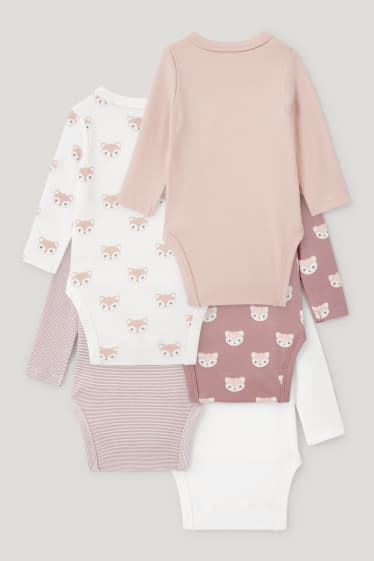 Exklusiv Online - Multipack 5er - Baby-Wickelbody - rosa