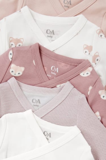 Exklusiv Online - Multipack 5er - Baby-Wickelbody - rosa