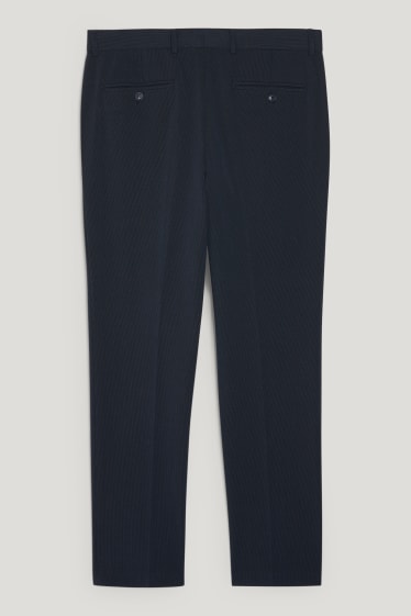 Men - Mix-and-match trousers - regular fit - flex - stretch - dark blue