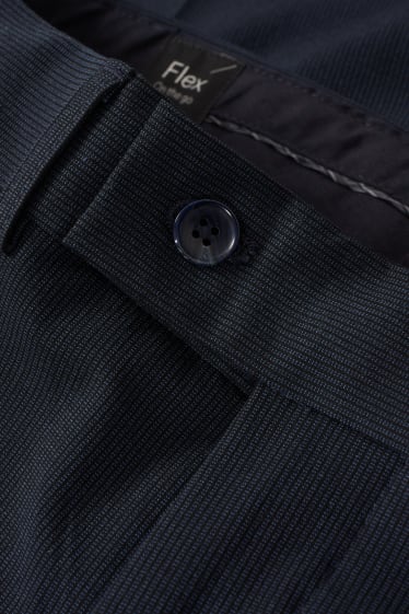 Men - Mix-and-match trousers - regular fit - flex - stretch - dark blue