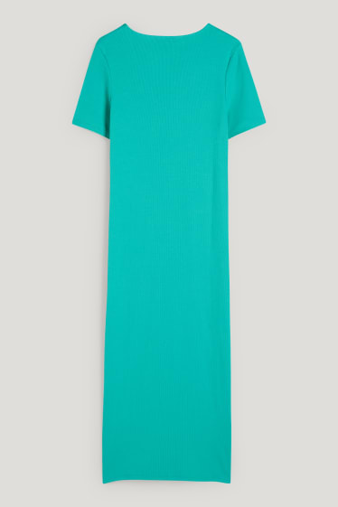Damen - Figurbetontes Kleid - hellgrün
