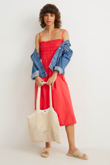 Dames - Jurk - rood