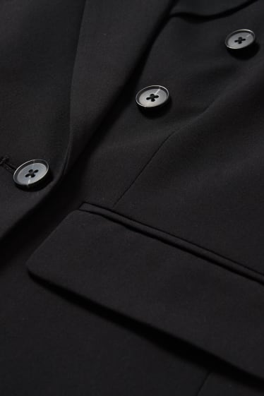 Damen - Business-Blazer - Regular Fit - Mix & Match - schwarz