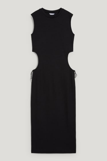 Clockhouse Girls - CLOCKHOUSE - rochie care evidențiază silueta - negru