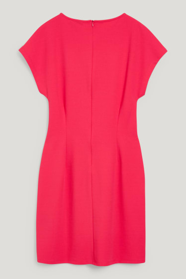 Dames - Fit & flare-jurk - fuchsiarood