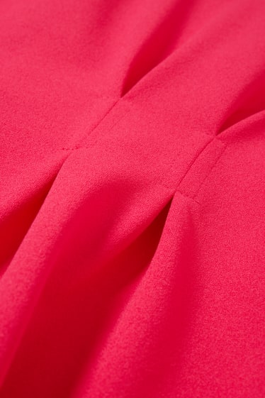 Damen - Fit & Flare Kleid - pink