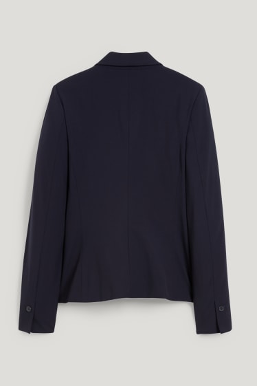 Dames - Business-blazer - getailleerd - Mix & Match - donkerblauw