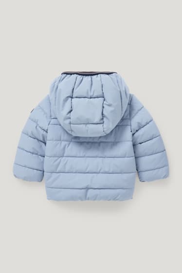 Baby Boys - Baby-Steppjacke mit Kapuze - hellblau