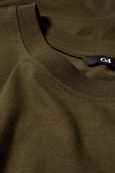 Heren - T-shirt - kaki