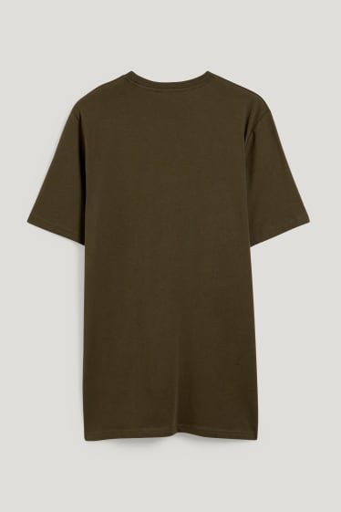 Heren - T-shirt - kaki