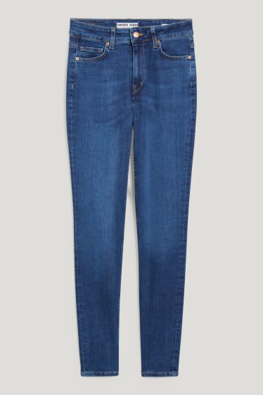 Damen - Premium Denim by C&A - Skinny Jeans - High Waist - jeans-blau