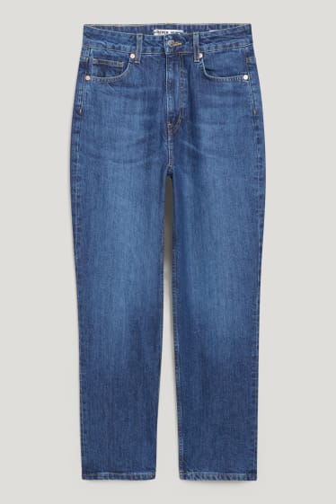 Dames - Premium Denim by C&A - straight jeans - high waist - jeansblauw