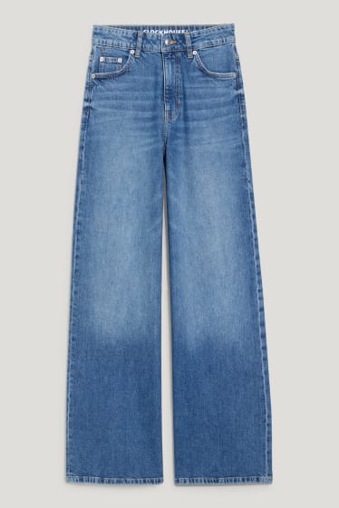 Clockhouse Girls - CLOCKHOUSE - Wide Leg Jeans - High Waist - jeans-blau