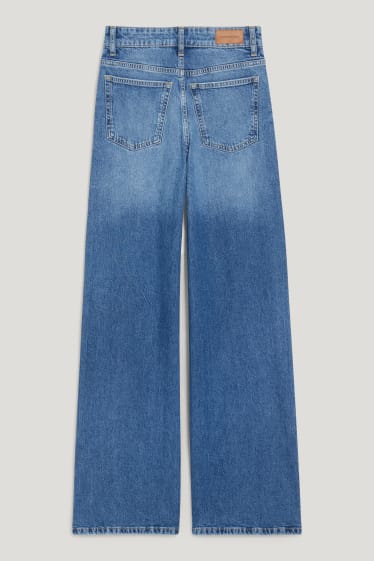 Clockhouse Girls - CLOCKHOUSE - wide leg jeans - high waist - denim-blue
