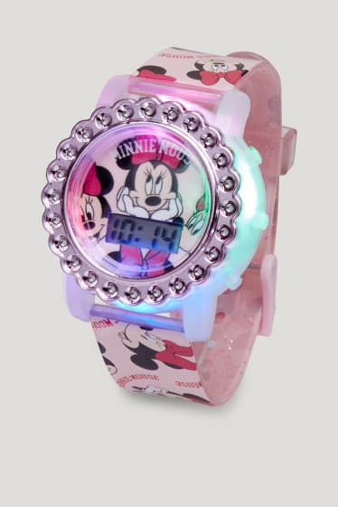 Toddler Girls - Minnie Maus - Armbanduhr - rosa