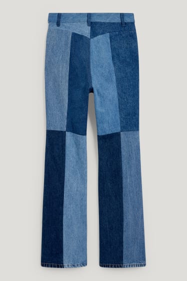 Women - C&A x  E.L.V. Denim - flared jeans - high waist - denim-blue