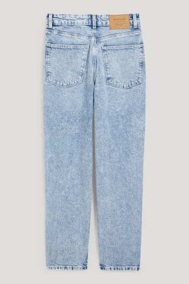 Damen - Mom Jeans - High Waist - LYCRA® - jeans-hellblau