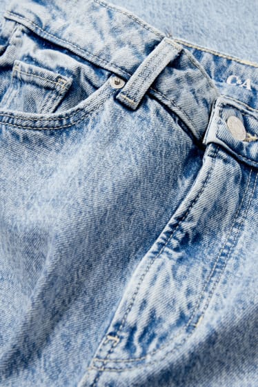 Women - Mom jeans - high waist - LYCRA® - denim-light blue