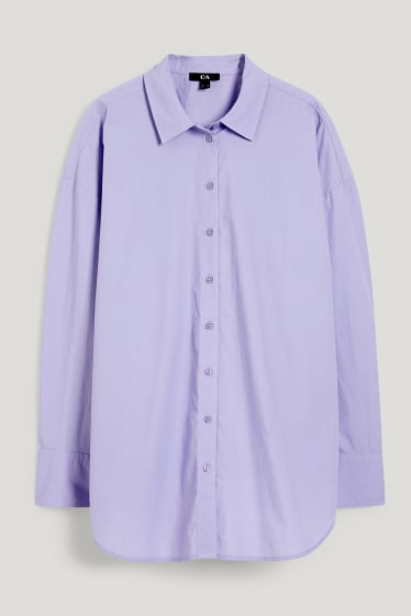 Damen - Bluse - hellviolett