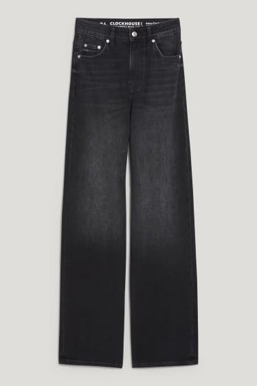 Clockhouse Girls - CLOCKHOUSE - Wide Leg Jeans - High Waist - schwarz