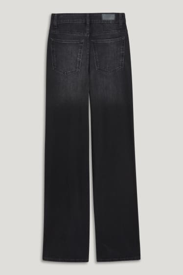 Clockhouse Girls - CLOCKHOUSE - Wide Leg Jeans - High Waist - schwarz