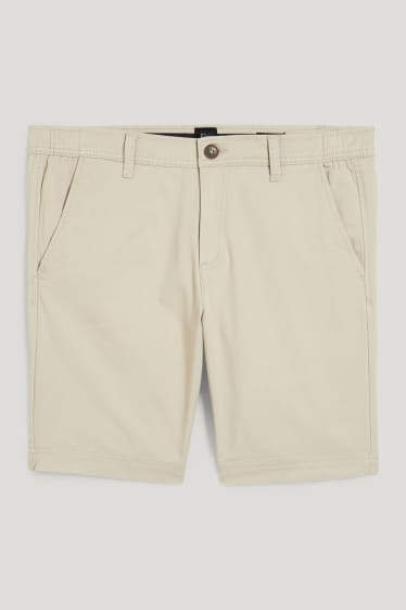 Heren - Shorts - Flex - 4 Way Stretch - LYCRA® - licht beige