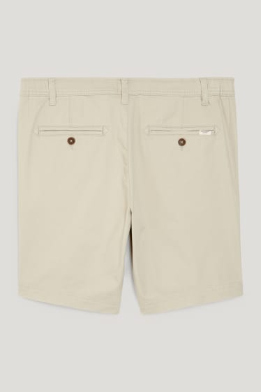 Heren - Shorts - Flex - 4 Way Stretch - LYCRA® - licht beige