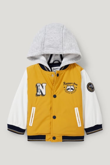 Baby Boys - Baby-Jacke mit Kapuze - gelb