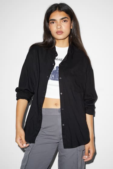 Clockhouse Girls - CLOCKHOUSE - Bluse - schwarz
