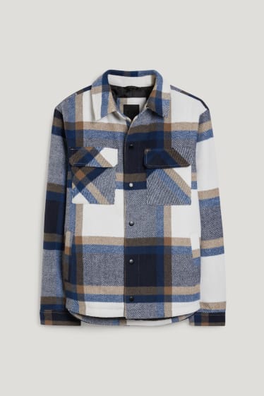 Clockhouse Boys - Shirt jacket - check - dark blue