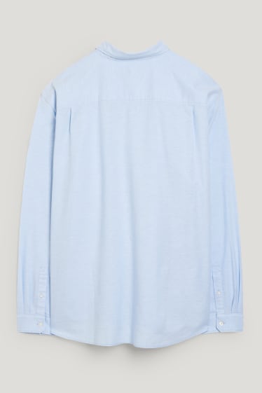 Home XL - Camisa Oxford - regular fit - button-down - blau clar