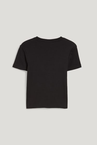Dívčí - Wednesday - tričko s krátkým rukávem - černá
