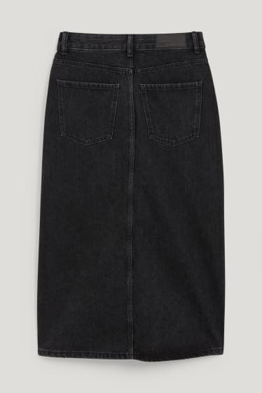 Damen - Jeansrock - schwarz