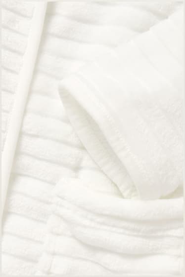 Baby Girls - Accappatoio neonati con cappuccio - bianco