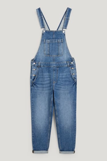Clockhouse nena - CLOCKHOUSE - pantalons texans de peto - texà blau
