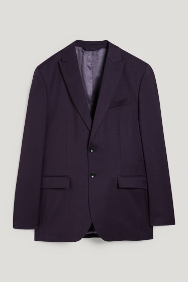 Heren - Colbert uit het combi-systeem - slim fit - Flex - Stretch - paars