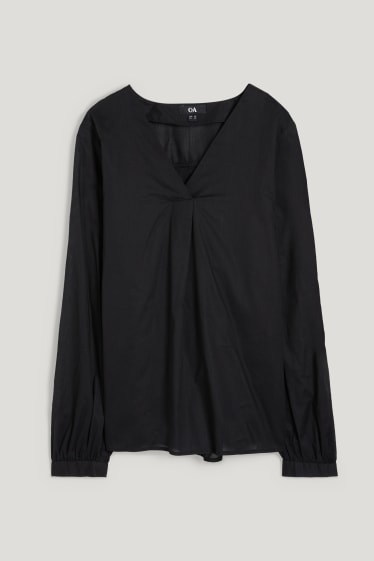Damen - Bluse - schwarz