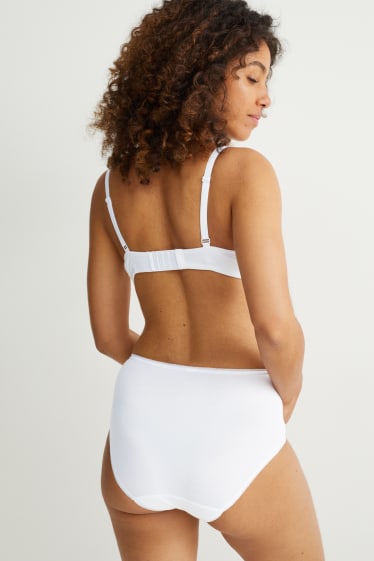 Mujer - Pack de 3 - braguitas premamá - blanco