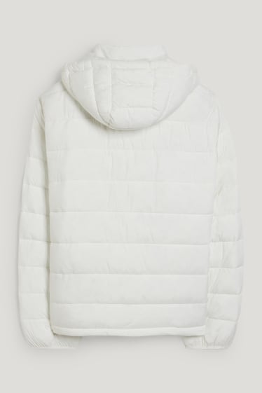 Damen XL - CLOCKHOUSE - Steppjacke mit Kapuze - cremeweiß