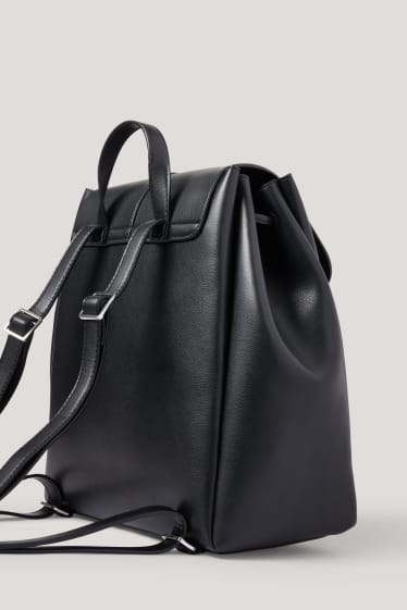 Donna - Zaino - similpelle - nero