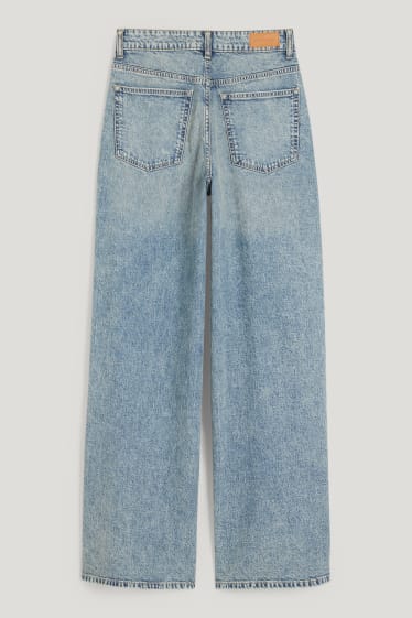 Clockhouse Girls - CLOCKHOUSE - wide leg jeans - high waist - jeanslichtblauw