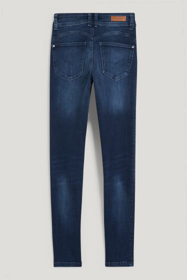 Clockhouse Girls - CLOCKHOUSE - skinny jeans - mid waist - push-up effect - jeansblauw
