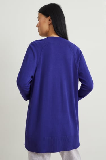 Damen - Strickjacke - lila