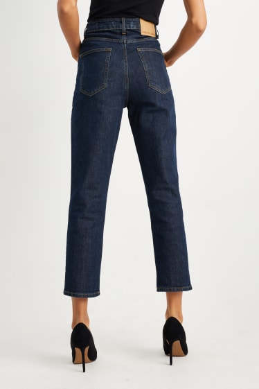 Femmes - Premium Denim by C&A - straight jeans - high waist - jean bleu