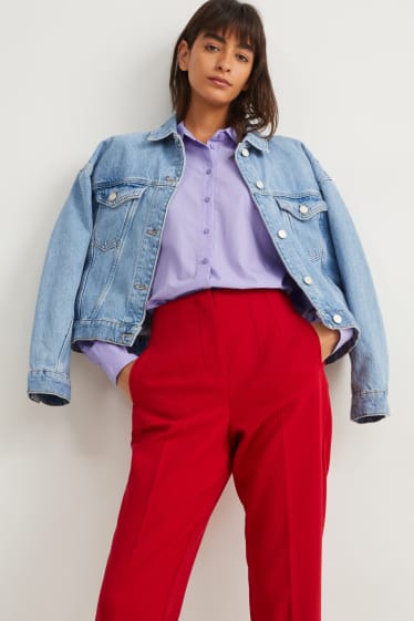 Damen - Bluse - hellviolett