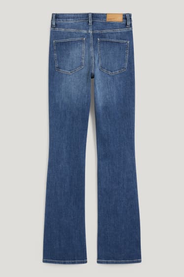 Dames - Bootcut jeans - mid waist - LYCRA® - jeansblauw